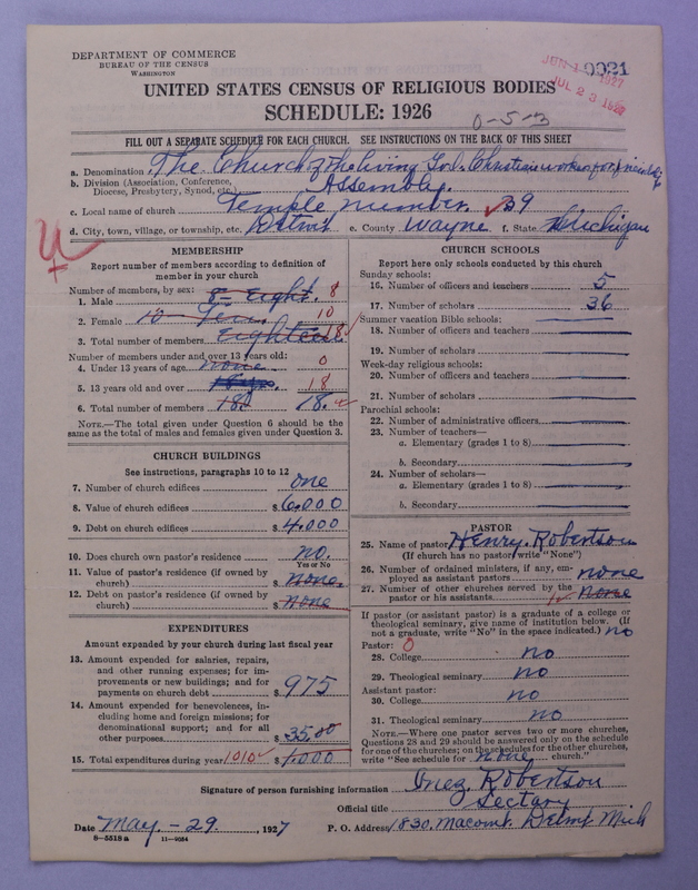 Scan of Church of the Living God, Christian Workers for Fellowship: 21