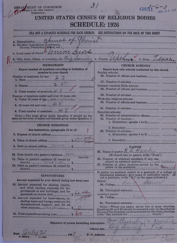 Scan of Disciples of Christ: 6831