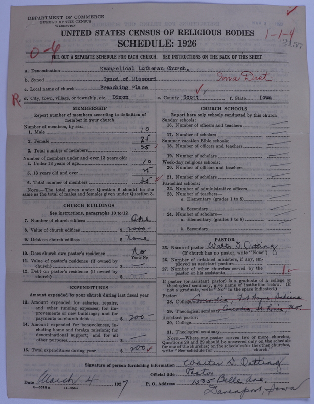 Scan of Evangelical Lutheran Synodical Conference of America: Evangelical Lutheran Synod of Missouri, Ohio, and Other States: 2157