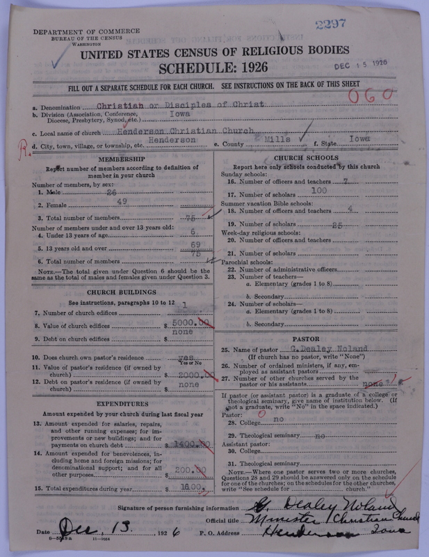 Scan of Disciples of Christ: 2297