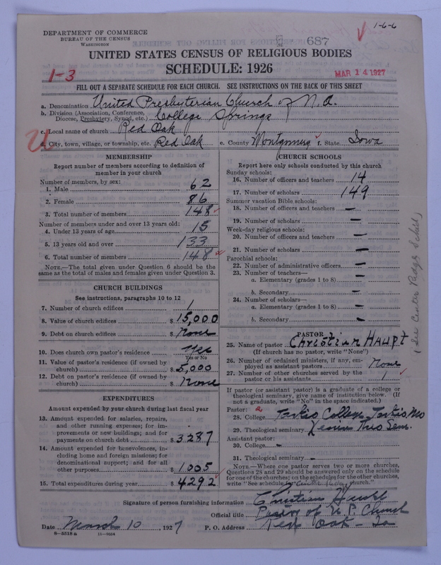 Scan of United Presbyterian Church of North America: 687