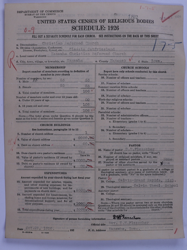 Scan of Christian Reformed Church: 182