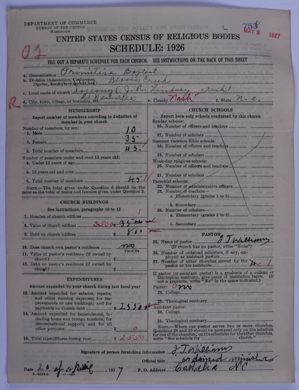 Scan of Primitive Baptists: 753