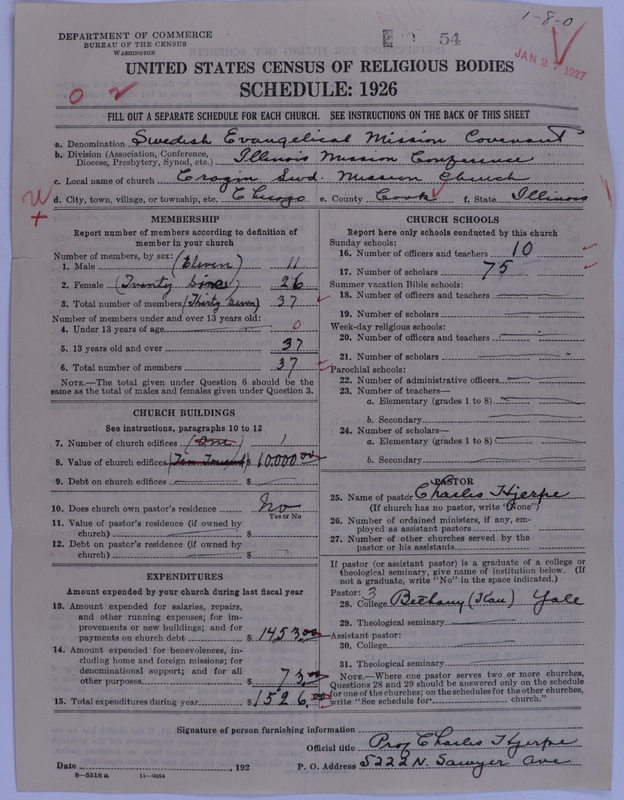 Scan of Swedish Evangelical Mission Covenant of America: 54