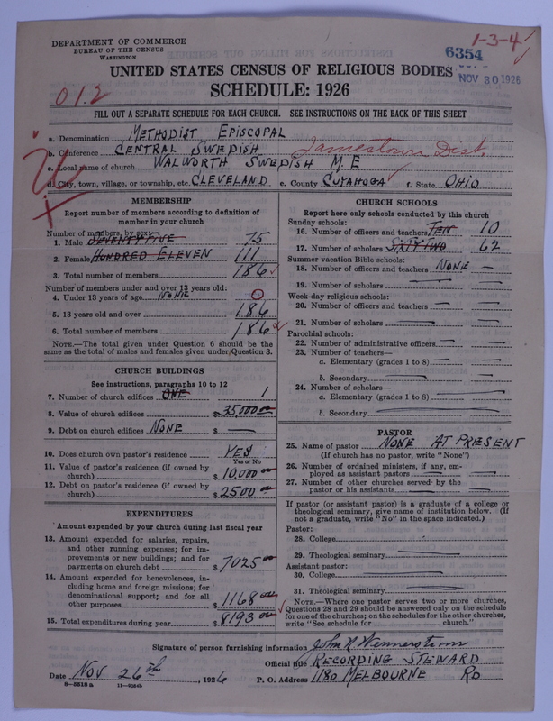 Scan of Methodist Eiscopal Church: 6354