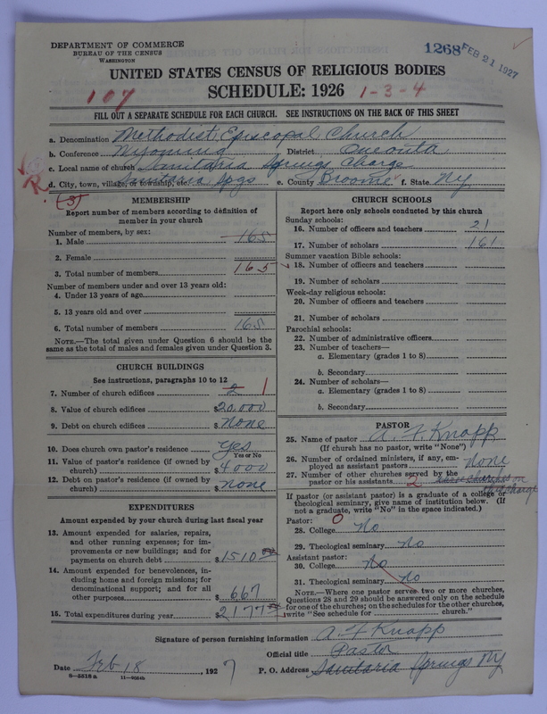 Scan of Methodist Episcopal Church: 1268