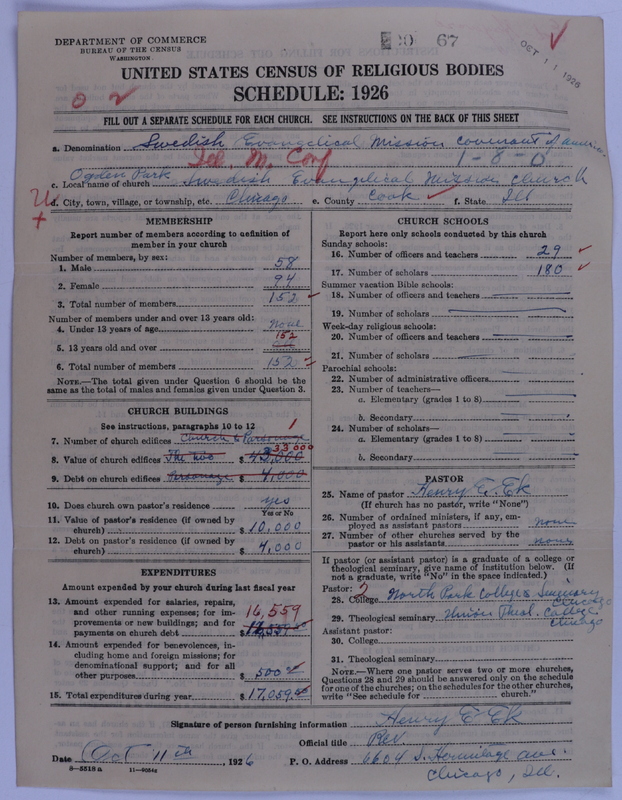 Scan of Swedish Evangelical Mission Covenant of America: 67