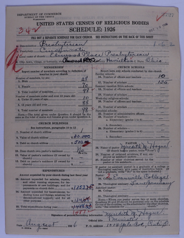 Scan of Presbyterian Church in the United States of America: 2727