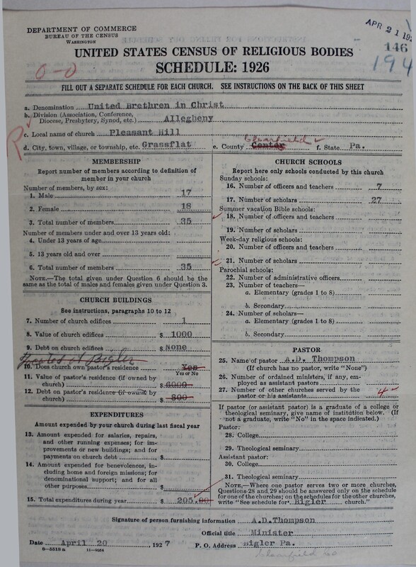 Scan of Church of the United Brethren in Christ: 146