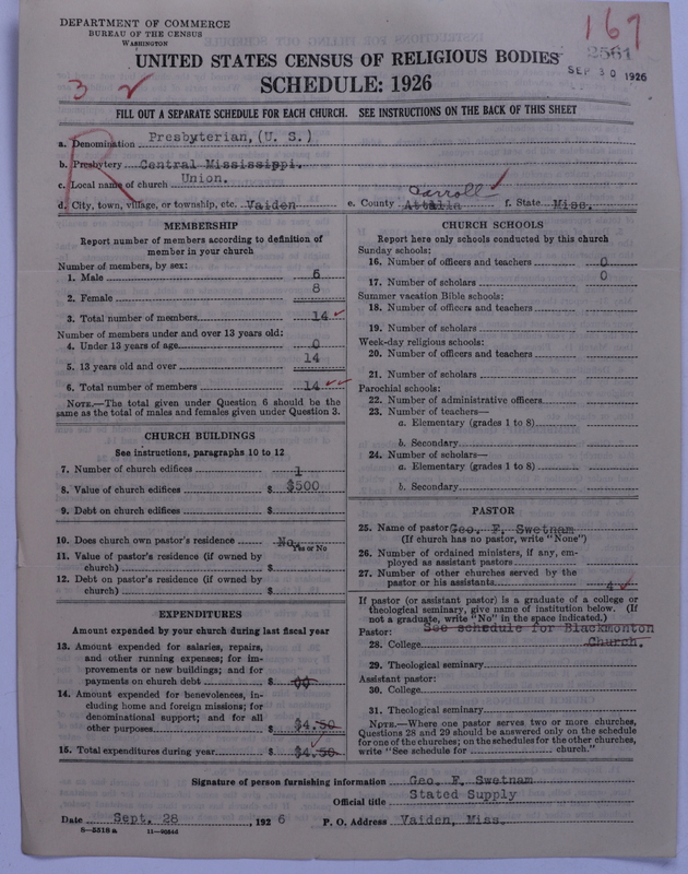 Scan of Presbyterian Church in the United States: 2561