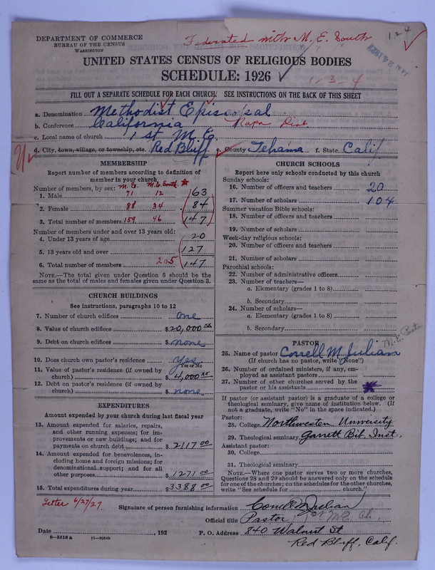 Scan of Federated Churches: 124