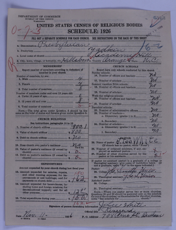 Scan of Presbyterian Church in the United States of America: 6513