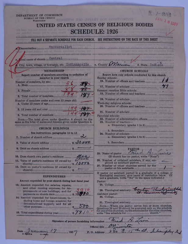 Scan of Universalist Church: 351