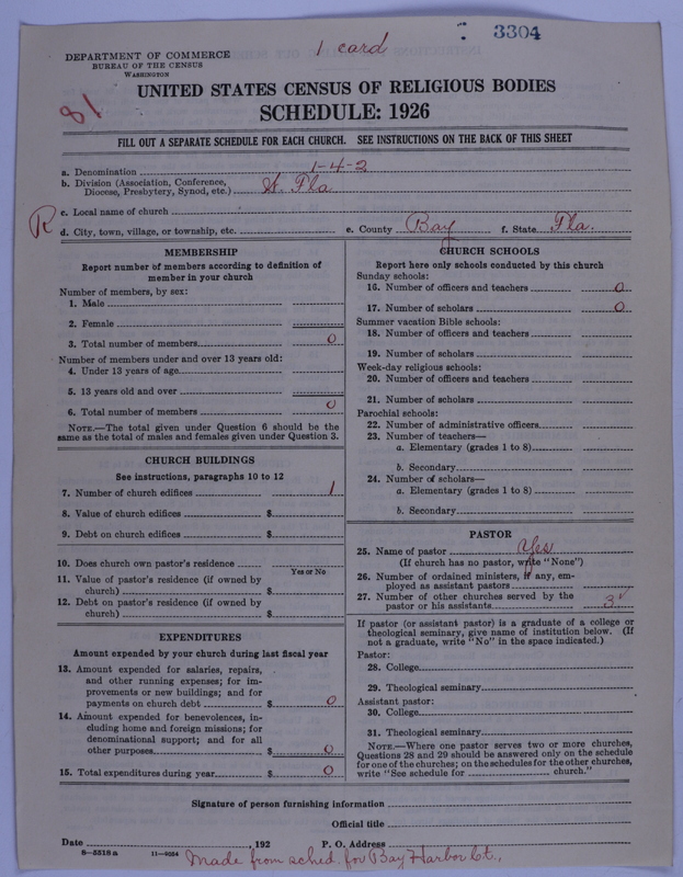 Scan of African Methodist Episcopal Church: 3304