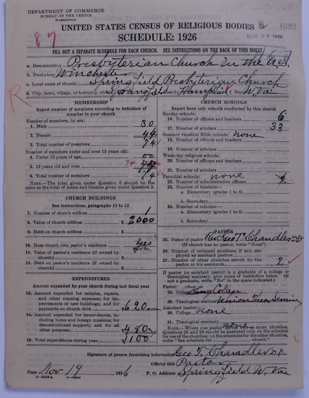 Scan of Presbyterian Church in the United States: 629