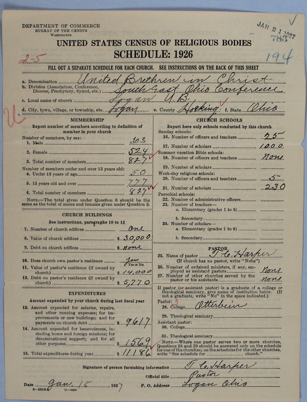 Scan of Church of the United Brethren in Christ: 783