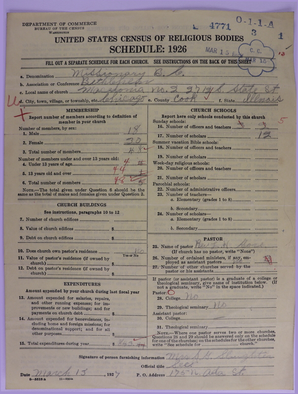 Scan of Negro Baptists: 4771