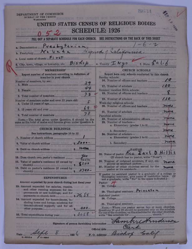 Scan of Presbyterian Church in the United States of America: 8634