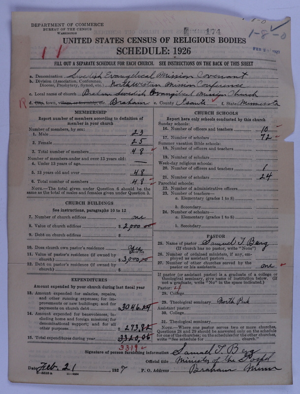 Scan of Swedish Evangelical Mission Covenant of America: 174