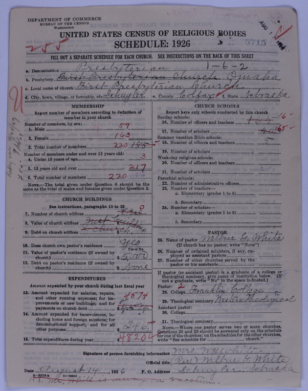 Scan of Presbyterian Church in the United States of America: 5715