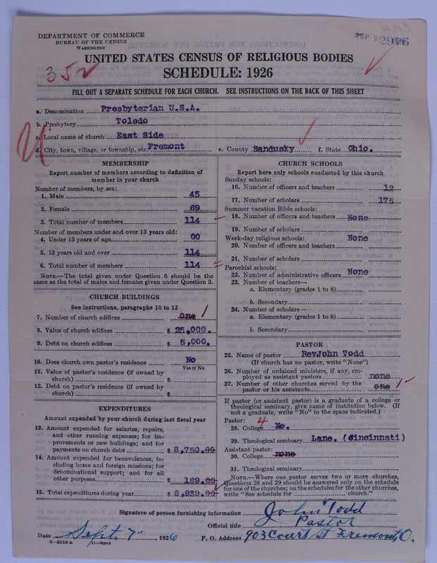 Scan of Presbyterian Church in the United States of America: 2976