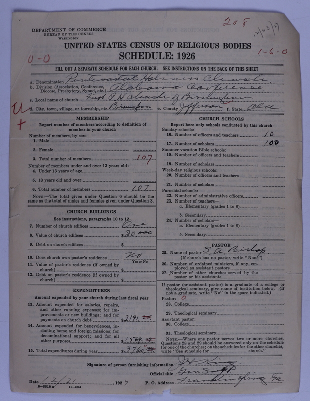 Scan of Pentecostal Holiness Church: 208