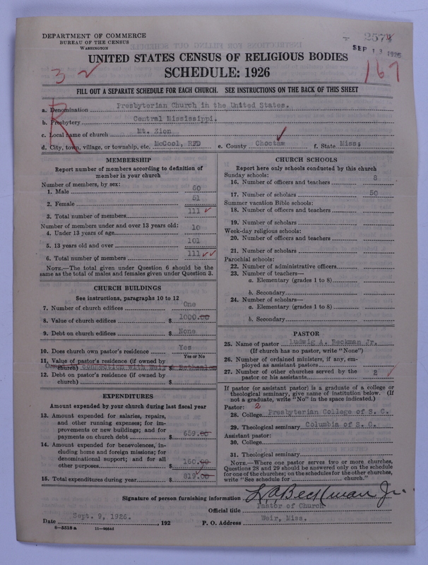 Scan of Presbyterian Church in the United States: 2574
