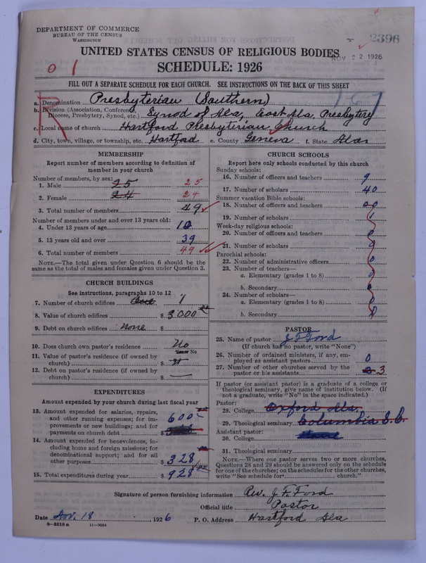 Scan of Presbyterian Church in the United States: 2396
