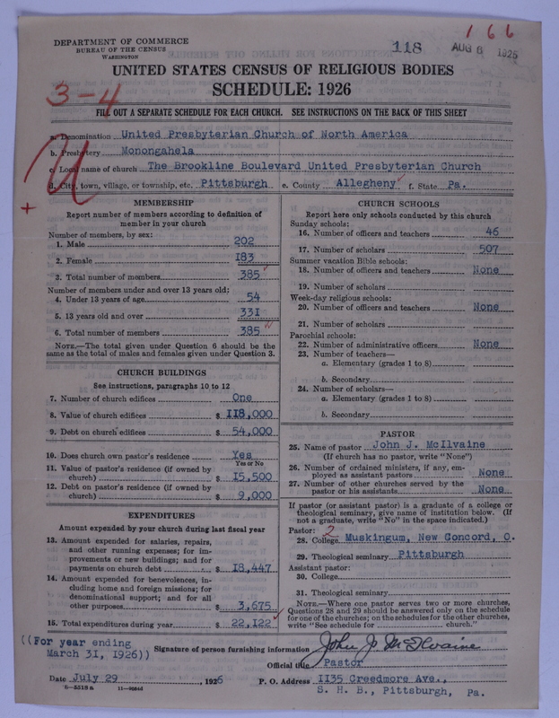 Scan of United Presbyterian Church of North America: 118