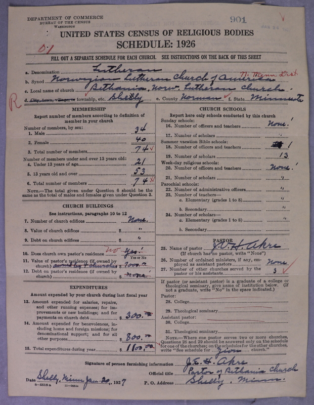 Scan of Norwegian Lutheran Church of America: 901