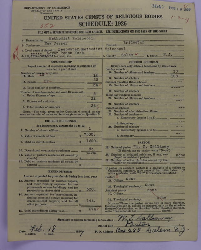 Scan of Methodist Episcopal Church: 3647