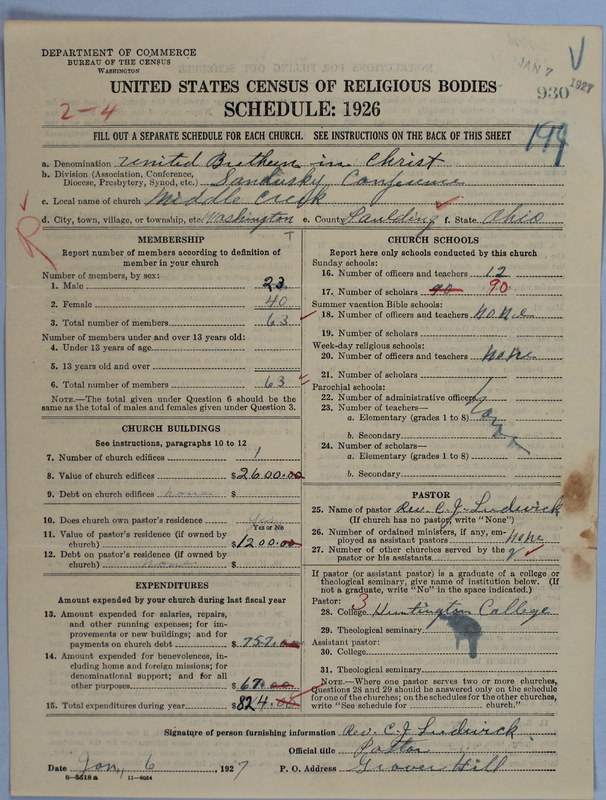 Scan of Church of the United Brethren in Christ: 930