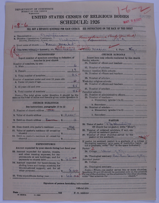 Scan of Presbyterian Church in the United States of America: 6829