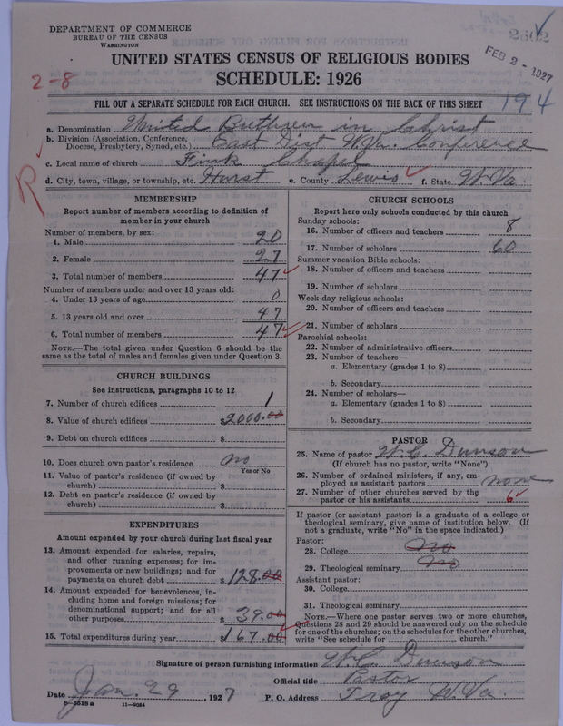 Scan of Church of the United Brethren in Christ: 2602