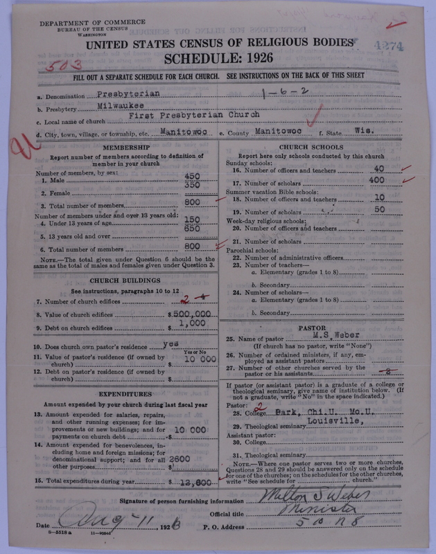 Scan of Presbyterian Church in the United States of America: 4274