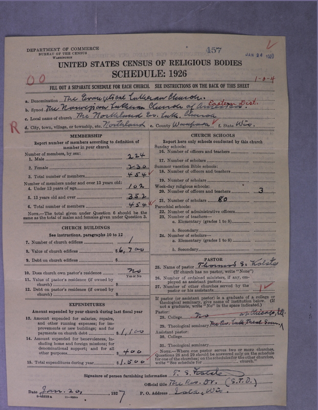 Scan of Norwegian Lutheran Church of America: 457