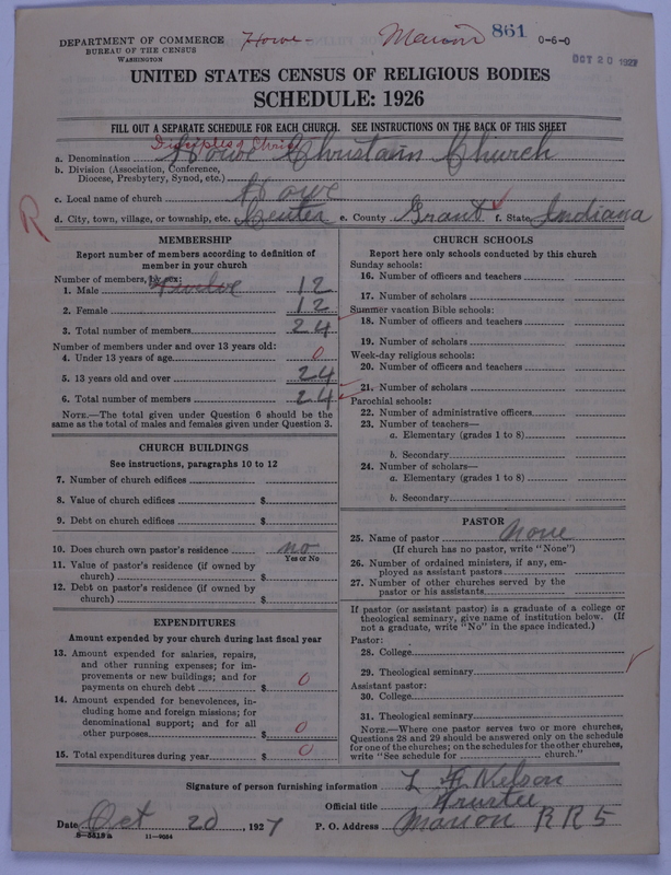 Scan of Disciples of Christ: 861