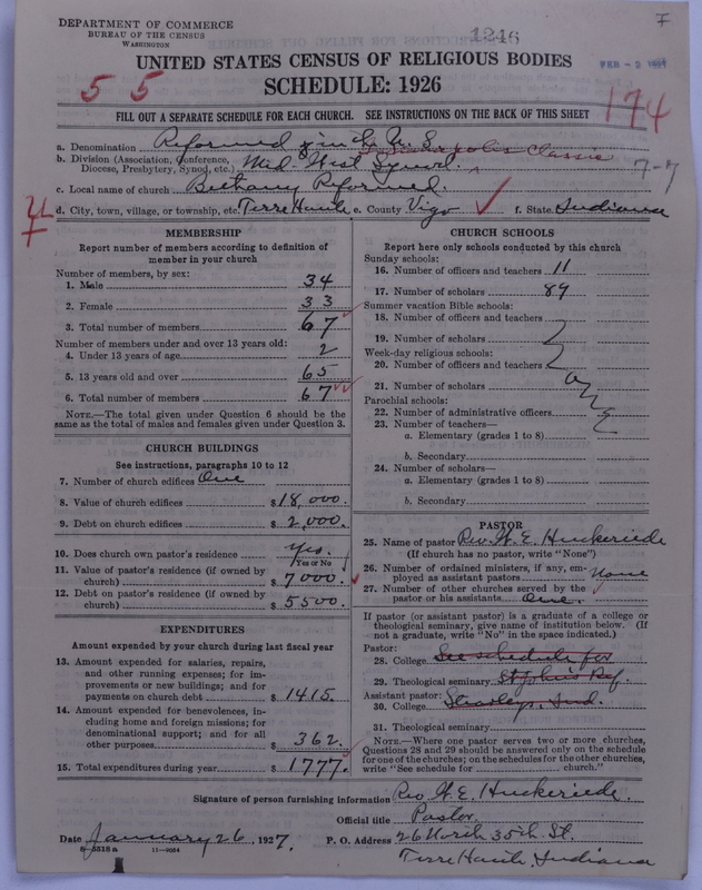 Scan of Reformed Church in the United States: 1246