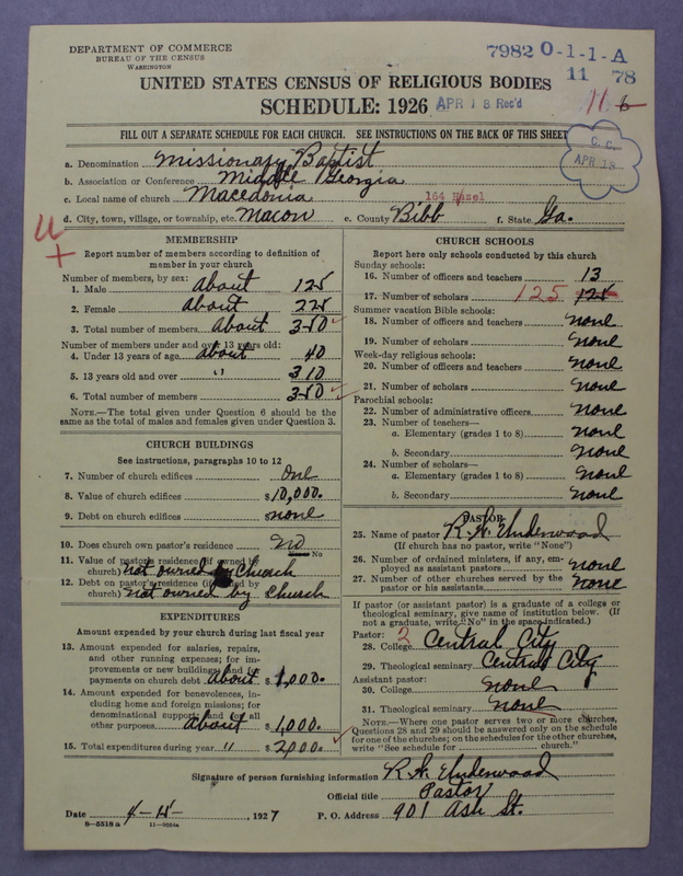 Scan of Negro Baptists: 7982