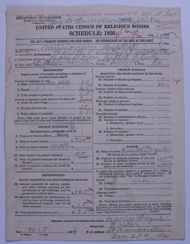 Scan of Negro Baptists: 7023