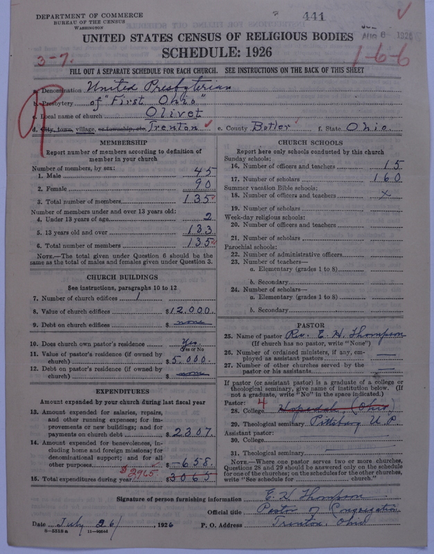 Scan of United Presbyterian Church of North America: 441