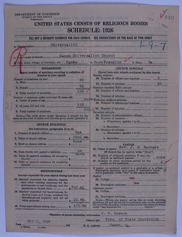 Scan of Universalist Church: 449