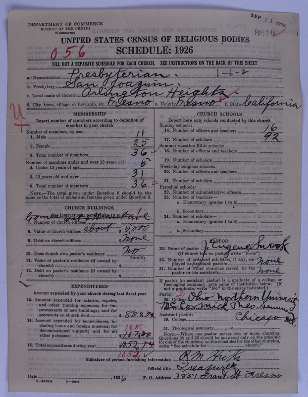 Scan of Presbyterian Church in the United States of America: 8610