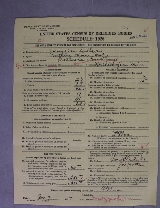 Scan of Norwegian Lutheran Church of America: 777
