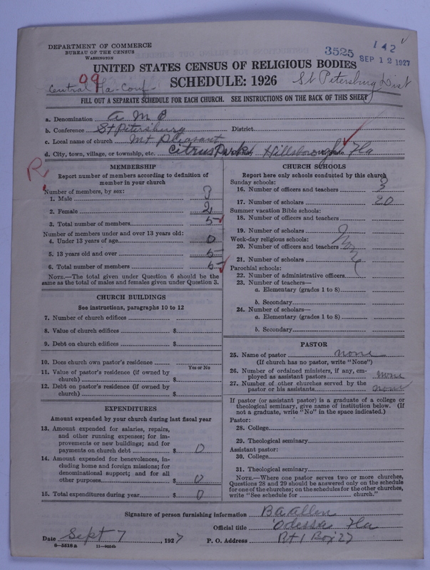 Scan of African Methodist Episcopal Church: 3525