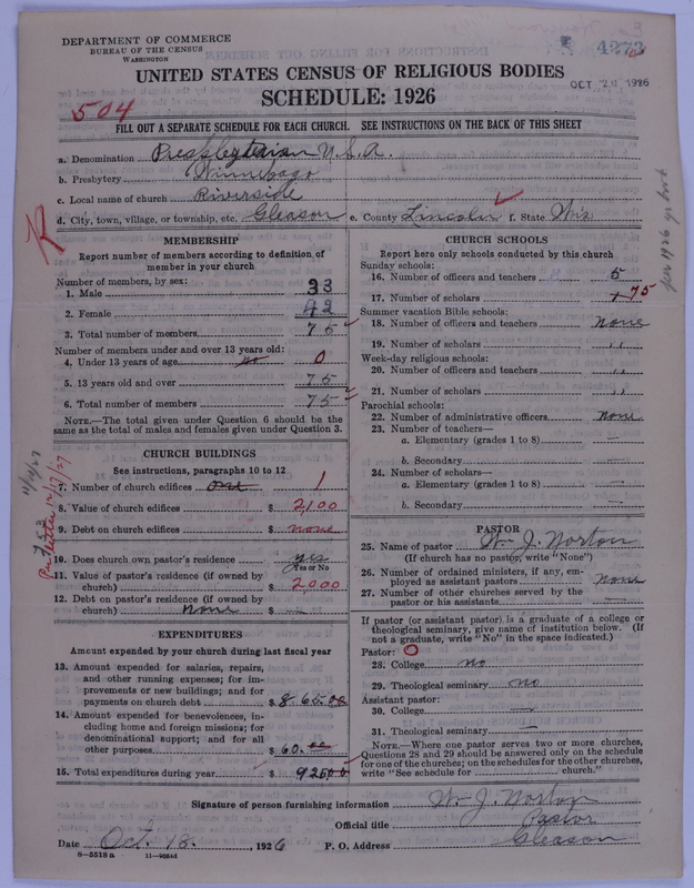 Scan of Presbyterian Church in the United States of America: 4273