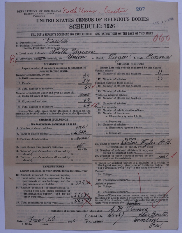 Scan of Disciples of Christ: 207