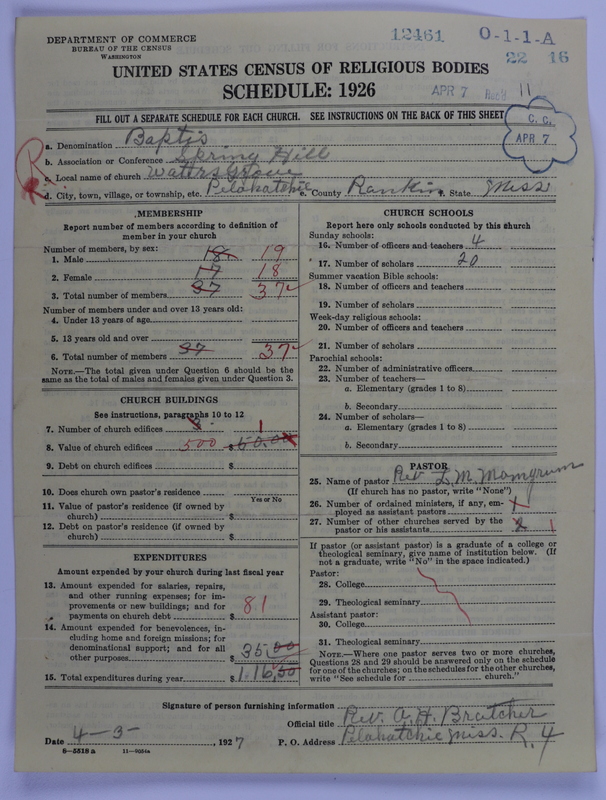 Scan of Negro Baptists: 12461