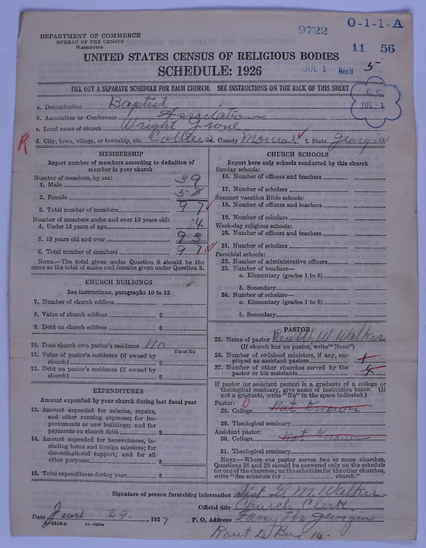 Scan of Negro Baptists: 9722