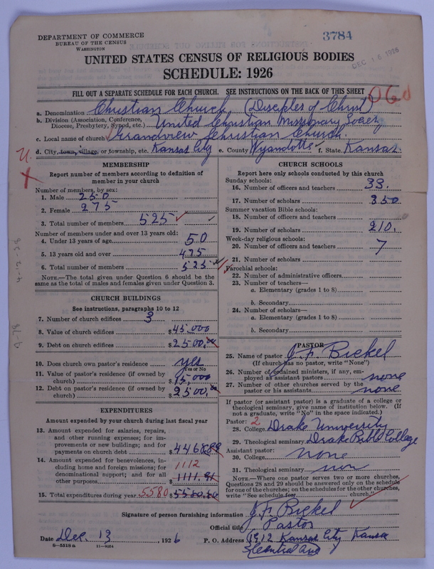 Scan of Disciples of Christ: 3784